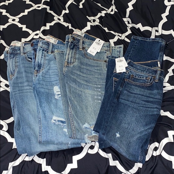 abercrombie kids Other - 4 pair of Abercrombie Slim fit Jeans